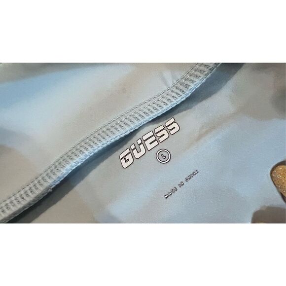 GUESS SKYLINE LIGHT BLUE AGNES LEGGINGS SIZE L P1-30 NEW - Picture 15 of 16